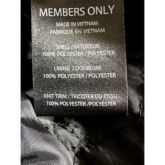 MEMBERS ONLY Men's Original Classic Iconic Racer Jacket Black Size Medium - Picture 14 of 16